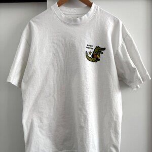 Book Works Conga Croc t-shirt, size L